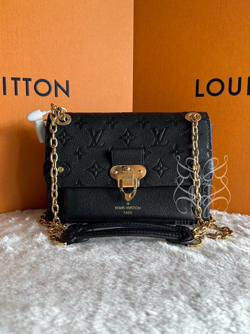 Louis Vuitton Vavin BB in Monogram Noir Empreinte Leather (Category: Luxury Bags & Wallets) located in Paranaque City. Submitted by belles_lux_closet (Listing ID 1462812856, Image 2). Description: AUTHENTIC VAVIN BB IN MONOGRAM NOIR EMPREINTE LEATHER (Microchipped, Mint Condition & Full Set) ✅ 100% Guaranteed Authentic ✅ Microchipped ✅ Mint Condition, Rank A-SA ✅ Comes with dust bag; box, and paper bag! ✅ Legit seller ✅ Retails at~Php 185,000 in-