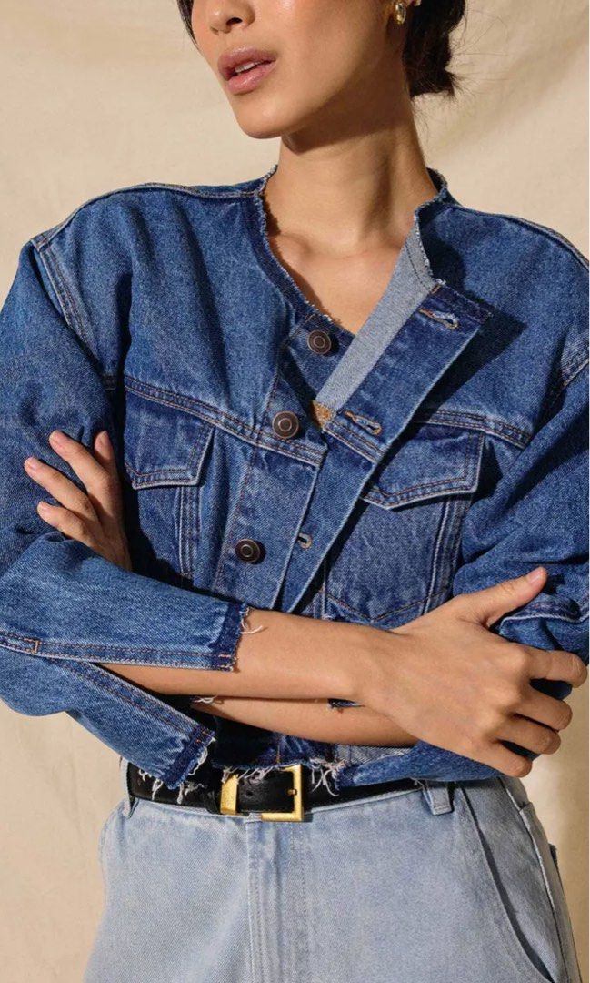 Love Bonito | Denim Jacket Small (Category: Coats, Jackets and Outerwear) located in Roxas City. Submitted by elliesuite (Listing ID 1462841077, Image 1). Description: Read: LAST PRICE POSTED ‼️ NO WHEN WORN ‼️ NO MEASUREMENTS Brand New with Tags Size: Small Love the fit! SF c/o Buyer. (JRS Express ONLY ₱180) No grab/lala (not from the Metro) All sales are final. No REFUND. No return / exchange. .