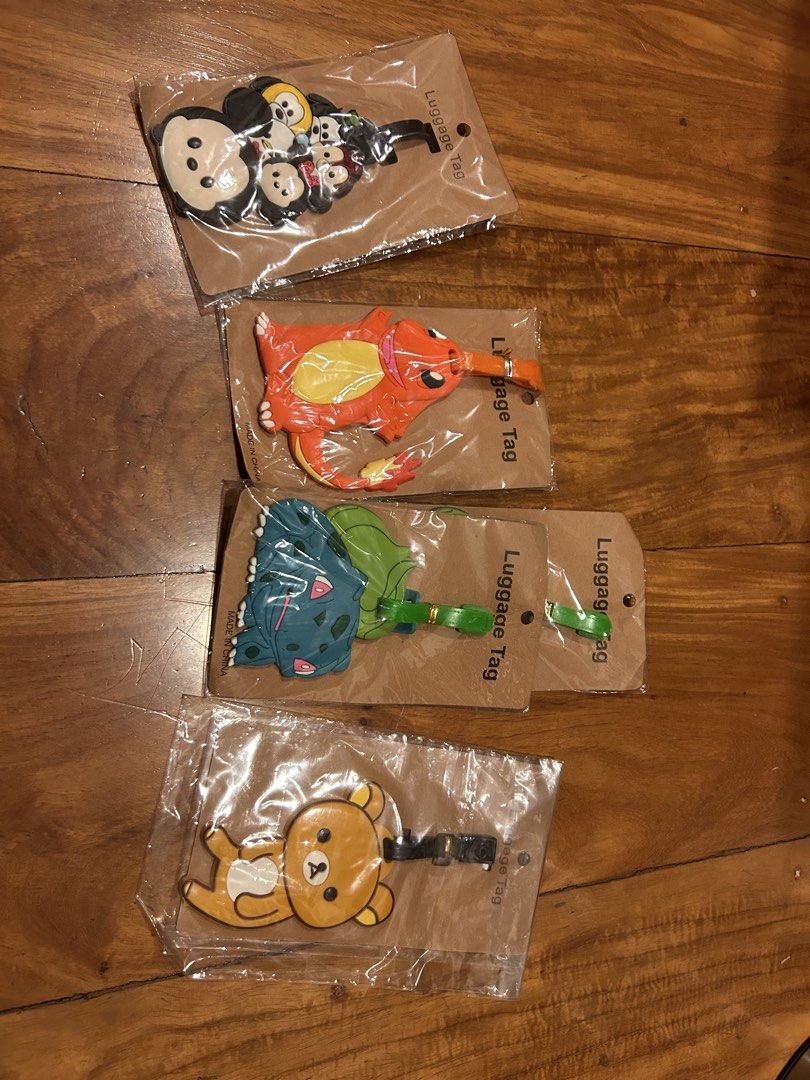 Luggage Tags Cartoon (Category: Travel Essentials & Accessories) located in Manila. Submitted by deeelles14251 (Listing ID 1462785447, Image 1). Description: - Luggage Tags - 100/pc. - 70/pc. Minimum of 3 pieces .