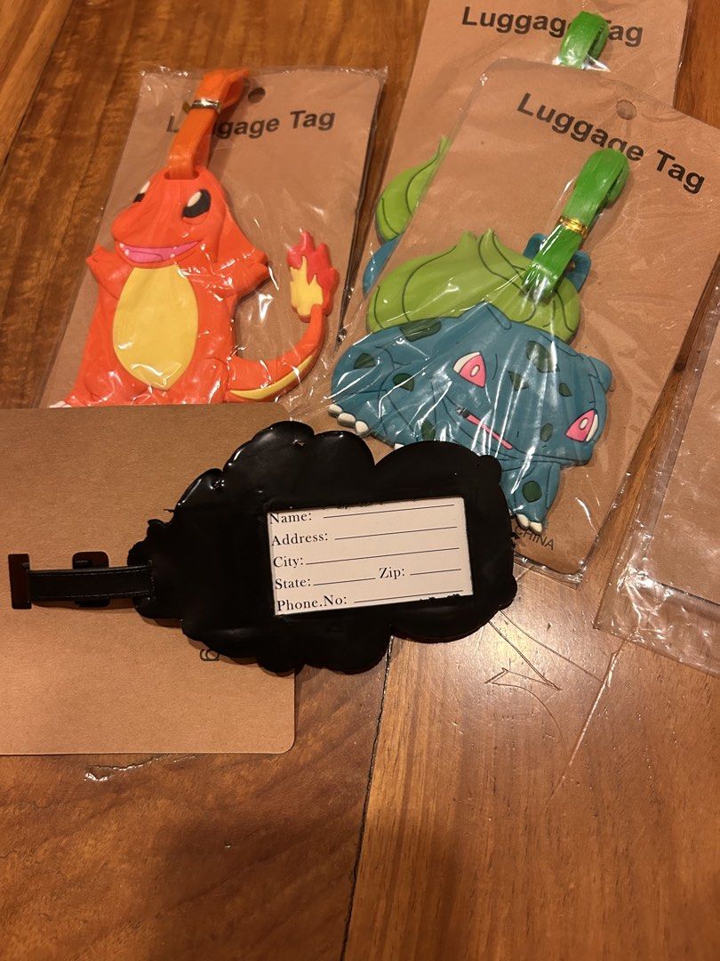 Luggage Tags Cartoon (Category: Travel Essentials & Accessories) located in Manila. Submitted by deeelles14251 (Listing ID 1462785447, Image 2). Description: - Luggage Tags - 100/pc. - 70/pc. Minimum of 3 pieces .