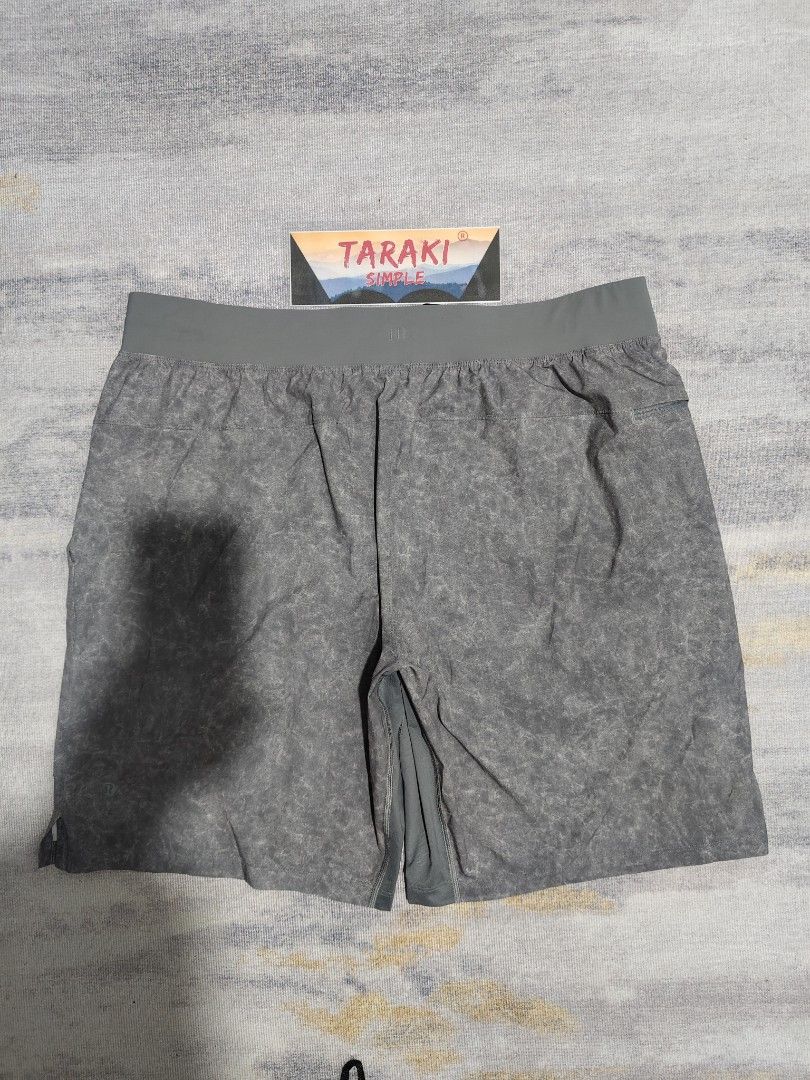 Lululemon Gravel Dust Asphalt Grey Multi (Category: Shorts) located in Baguio. Submitted by igorotak.111.taraki.com (Listing ID 1462843691, Image 2). Description: FS Lululemon T.H.E. Short 9" *Linerless Gravel Dust Asphalt Grey Multi AS NEW NO ISSUES SOLID NITO ❤️ L-21 W-38 STRETCH UP TO 40 CAN FIT 37-40 CAN DO WTH ADJUSTBLE TIE H-13.