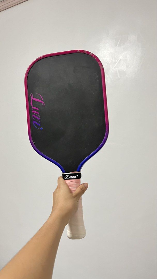 Luzz Inferno Pro 4 Pickleball Paddle (Category: Racket and Ball Sports) located in San Pedro. Submitted by shopniners (Listing ID 1462702946, Image 2). Description: NO LOW BALLERS Used for content videos only good as new!! GUARANTEED AUTHENTIC ✅.