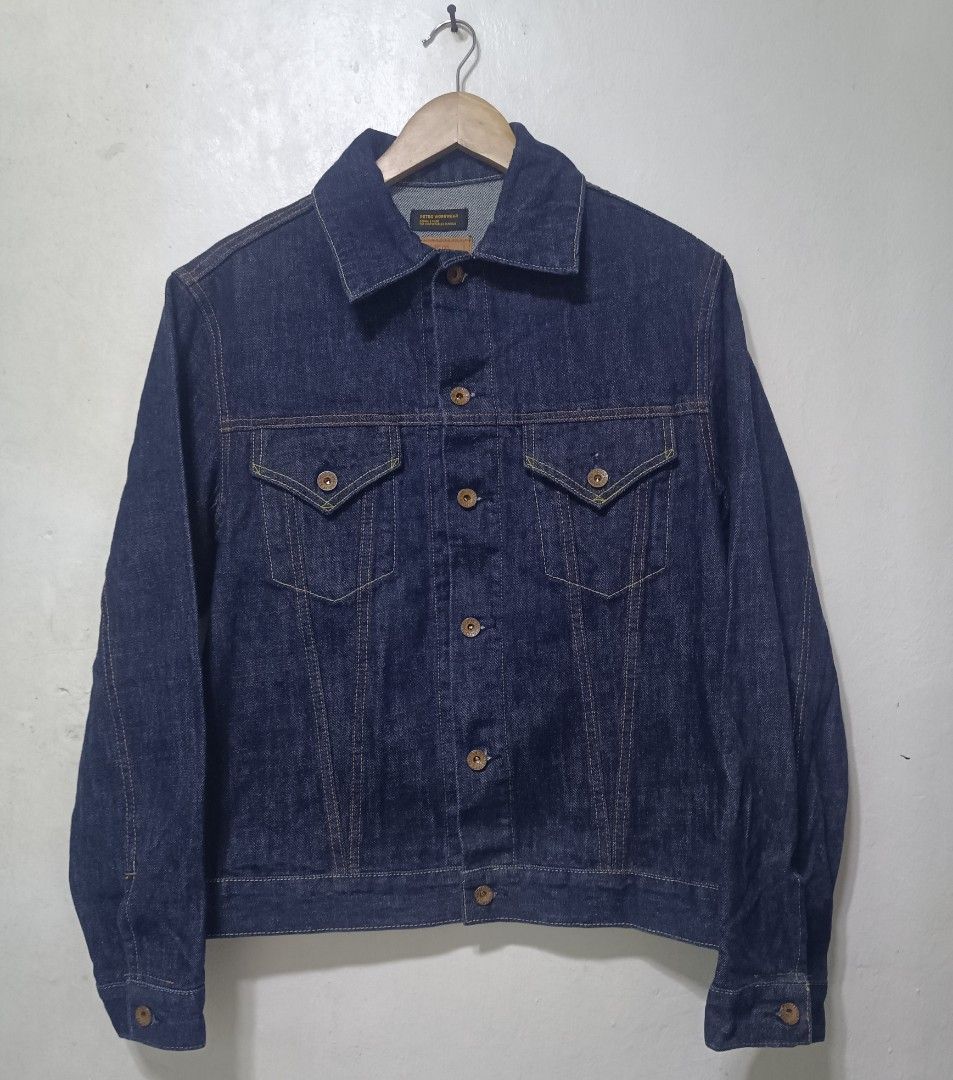 Maden type 3 denim jacket (Category: Coats, Jackets and Outerwear) located in Muntinlupa City. Submitted by kamiseta01 (Listing ID 1462836346, Image 1). Description: authentic maden type 3 denim jacket vintage cut no hand warmer pocket medium raw denim crispy condition excellent condition.