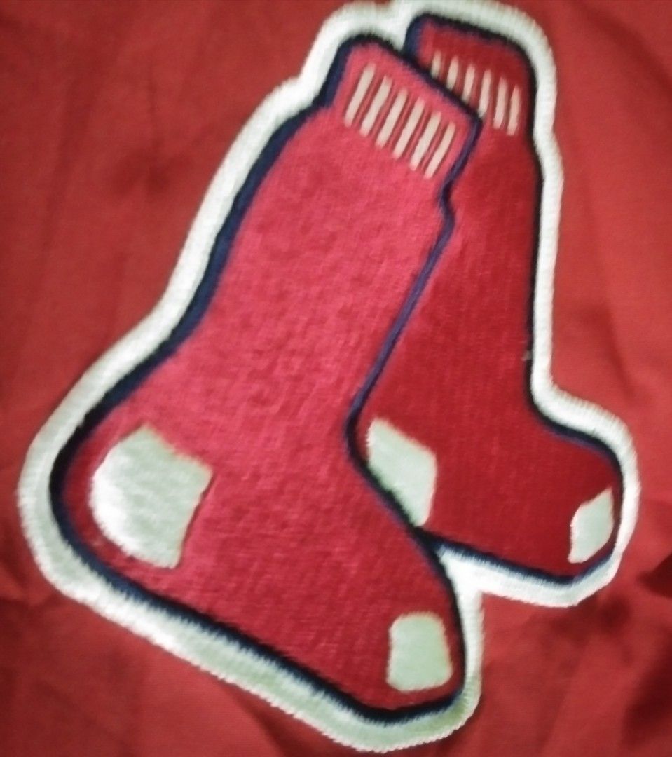 Majestic Boston Red Sox Authentic Collection Jacket (Category: Coats, Jackets and Outerwear) located in Quezon City. Submitted by aljonbermu25659 (Listing ID 1462703623, Image 3). Description: - Authentic Majestic Boston Red Sox Jacket - Color: Red and Navy Blue - Size: Medium (M) - Made in Indonesia - Features classic Red Sox logo - Ideal fan gear for baseball enthusiasts.