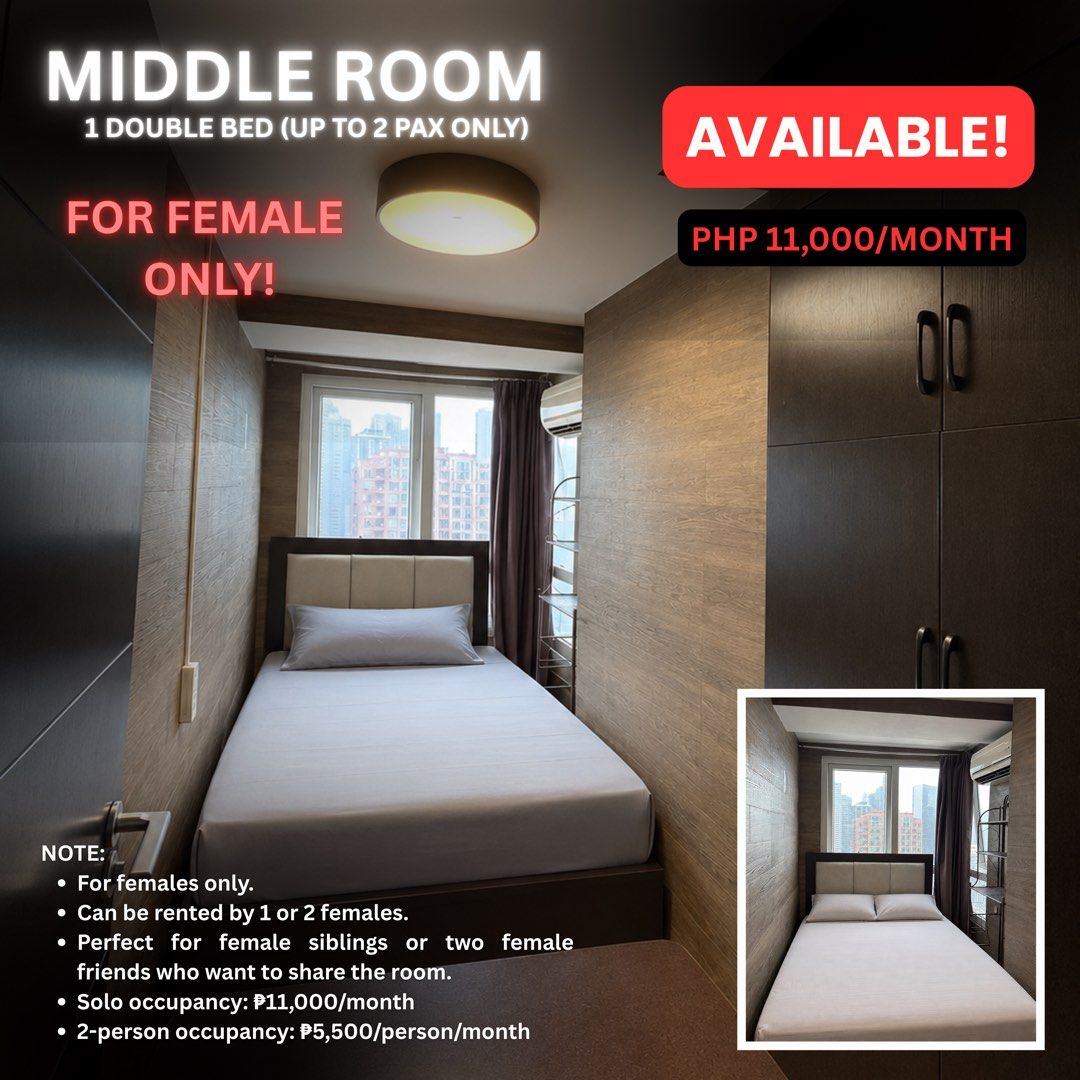 MAKATI CONDO BED SPACE/ROOM SHARING (Category: Room Rentals) located in Manila. Submitted by matt_sioxzon (Listing ID 1462788047, Image 3). Description: 𝗖𝗢𝗡𝗗𝗢 𝗕𝗘𝗗 𝗦𝗣𝗔𝗖𝗘 & 𝗥𝗢𝗢𝗠 𝗦𝗛𝗔𝗥𝗜𝗡𝗚 𝗙𝗢𝗥 𝗥𝗘𝗡𝗧 𝗜𝗡 𝗠𝗔𝗞𝗔𝗧𝗜 .
