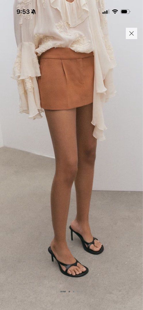 Mango Pleated Skort (Category: Shorts) located in Davao. Submitted by kkddr (Listing ID 1462841604, Image 2). Description: used once only.