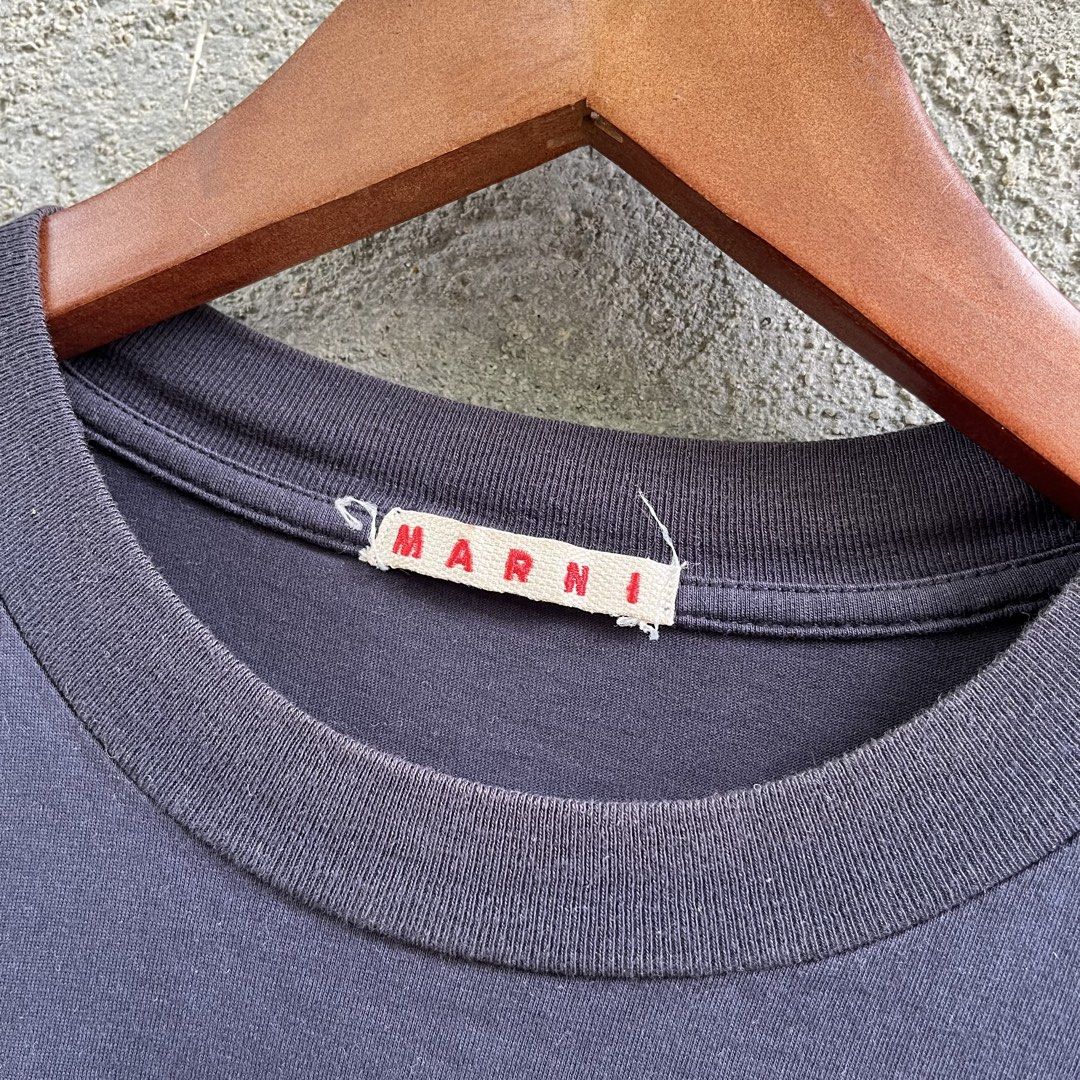MARNI (Category: Tshirts & Polo Shirts ) located in Manila. Submitted by flippinn (Listing ID 1462714879, Image 3). Description: Size 38 on tag 20W 28L Need wash, 1 tiny pinhole Lalamove or J&t Express + Shipping fee.