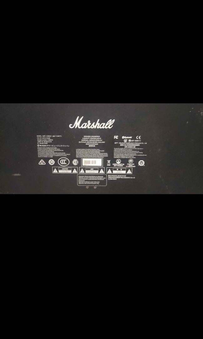 Marshall Amplifier CODE 50 (Category: Musical Instruments) located in Kota Kinabalu. Submitted by mac_macq_macque (Listing ID 1462767243, Image 1). Description: The Marshall Code 50 is a 50-watt, 1x12" digital modeling combo amplifier designed for versatility, offering 100 editable presets, 14 preamp models, 4 power amp models, and 8 speaker emulations. It features Bluetooth connectivity for the Marshall Gateway app, USB recording, and is suitabl