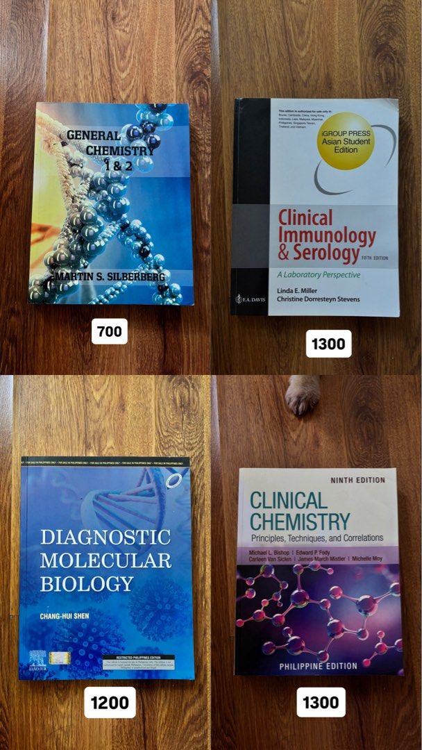 Medtech books from 1st-4th yr (Category: Textbooks) located in Bacoor. Submitted by kalegabotero (Listing ID 1462754648, Image 2). Description: ‼️MLS BOOKS FOR SALE (NEGOTIABLE PRICE)‼️ RFS: RMT NA 🤩 Hii!! I’m selling my books since senior high (STEM STRAND) all in good condition.You can comment below if interested.Prices are negotiable and with freebies 🥳 - Rodaks Hematology - 2000 - Biology Vol 1 (11th Ed) - 500 - Biology Vol 2 (11th Ed) - 50