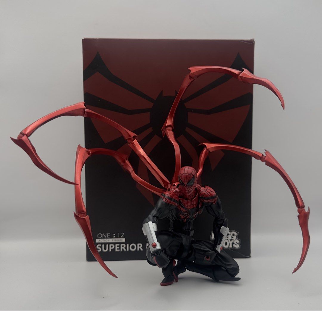 Mess Toys Superior Spider-Man Authentic (Category: Action & Battle Toys) located in Manila. Submitted by totoyscollectibles (Listing ID 1462708905, Image 1). Description: Payment ✅ Maribank ✅ GCash ✅ BDO ✅ GOtyme Shipping Options: 🚚 Lalamove (For Schedule) 📮 LBC (Cash on Pickup) 📦 J&T Express 📍 Location: San Miguel Manila Available @ ToToys Collectibles.