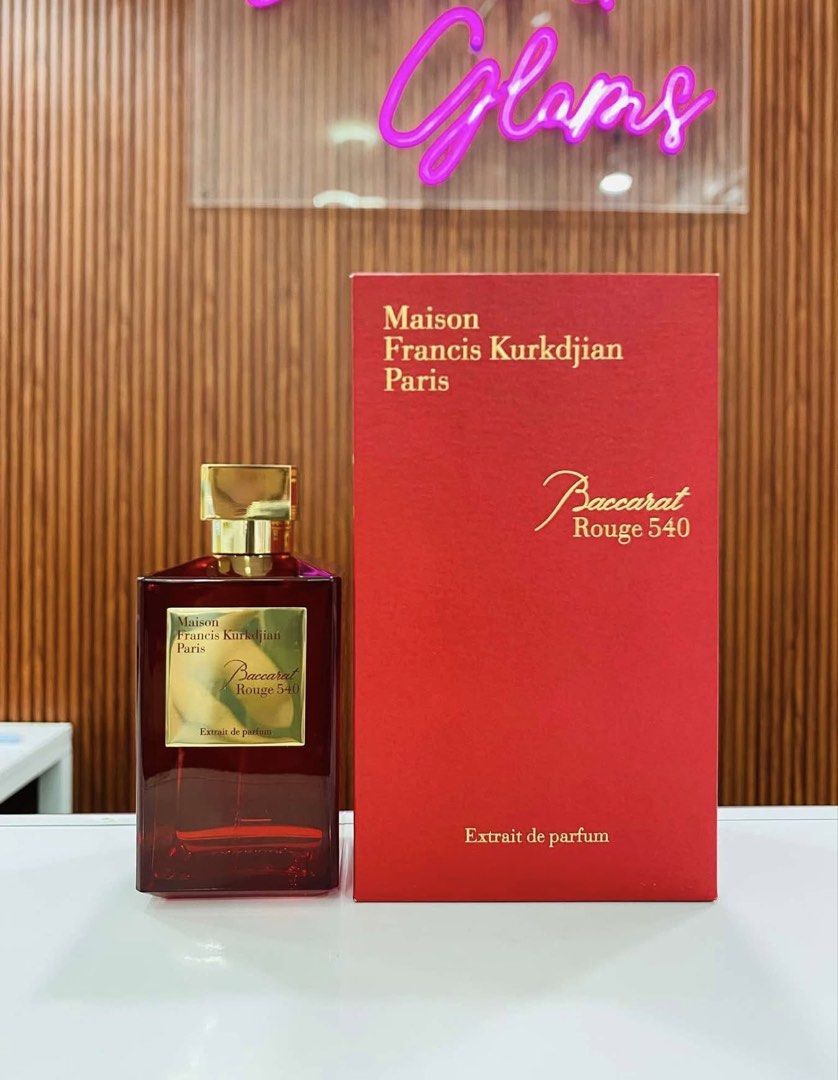 MFK Baccarat Rouge 540 Extrait de Parfum (Category: Fragrance & Deodorants) located in Bulacan. Submitted by shopwithme_23 (Listing ID 1462690298, Image 1). Description: •from Canada🇨🇦 •Extrait de Parfum •200ml ₱30,000 onlyyy!!! Retails for 40-56k+++.