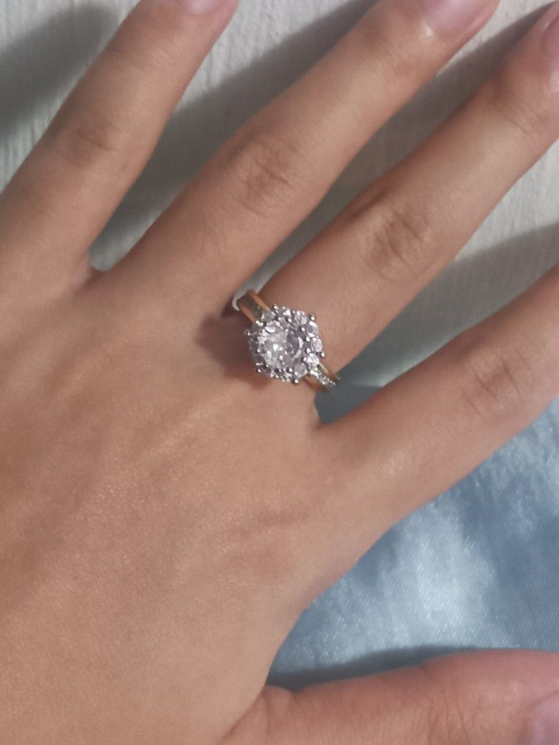 Mikana Promise Ring (Category: Rings) located in Manila. Submitted by shaneicawat (Listing ID 1462852846, Image 2). Description: - Two tone 18k Gold plated - With box - Good as new.