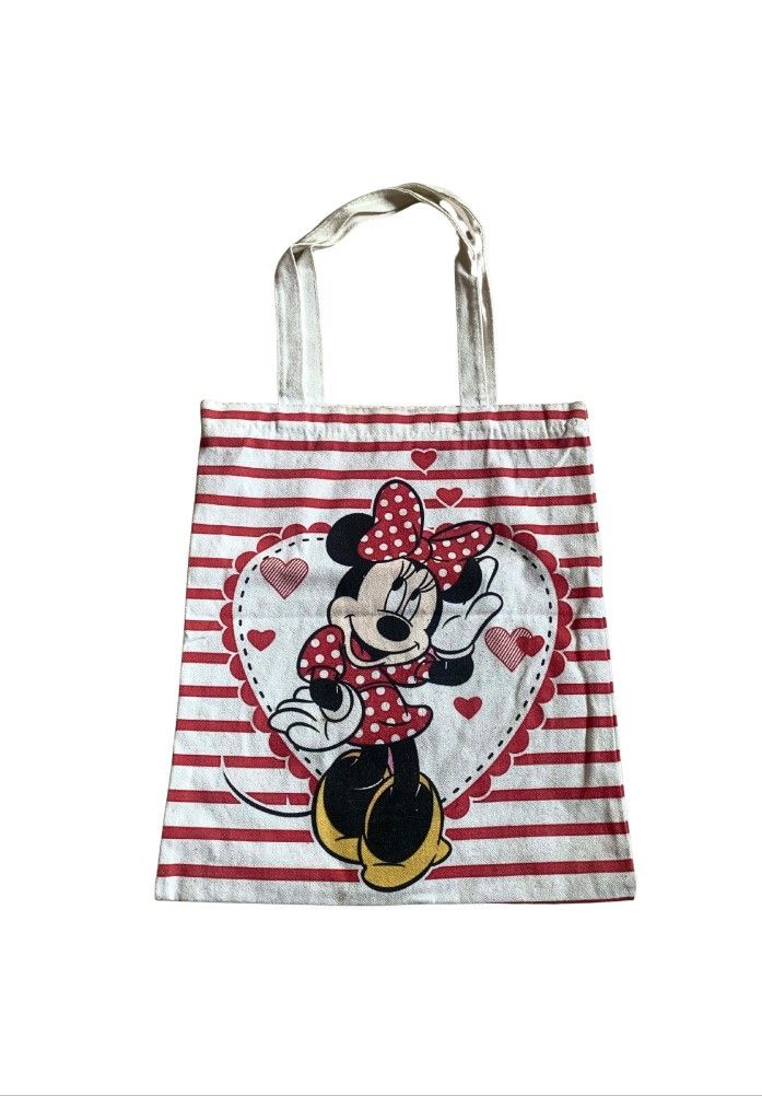 Minnie Mouse Striped Tote Bag (Category: Tote Bags) located in Tiaong. Submitted by cdoswan (Listing ID 1462181743, Image 1). Description: - FREE 4 MINERSSS!!.