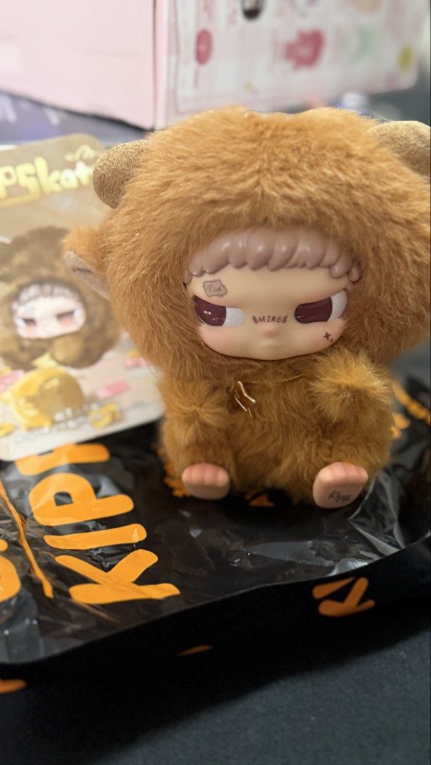 Mischief The Crew Blind Box Toy (Category: Designer & Blind Box Toys) located in Manila. Submitted by jonelllliiii (Listing ID 1462782611, Image 3). Description: - Mischief The Crew blind box toy - Features a cute, fluffy brown character - Unique and highly detailed design - Includes original packaging - Ideal for collectors and fans of quirky art toys.