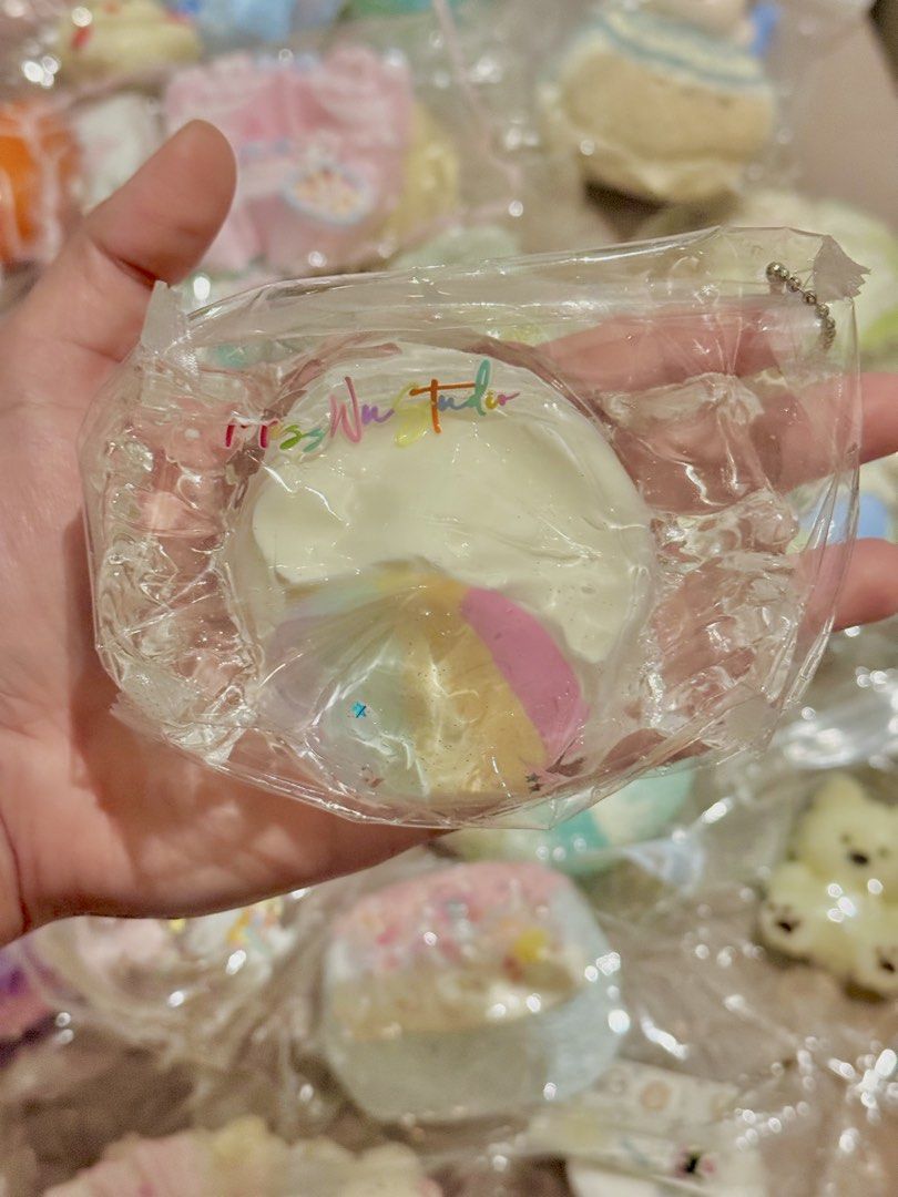 Miss Wu Studio Squishy Toy - Candy (Watery texture) (Category: Designer & Blind Box Toys) located in Taguig. Submitted by clutterdump (Listing ID 1462733898, Image 1). Description: Rare MissWu transparent watery-feel/water bursting squishy. Comes with free replacement bag. Can send squish video if needed. Sourced from Japan. Great for kids and adults! Do not consume..
