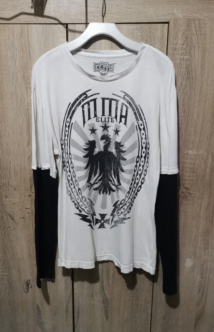 MMA ELITE long sleeve (Category: Tshirts & Polo Shirts ) located in San Pedro. Submitted by thriftersthrift (Listing ID 1462872984, Image 1). Description: Width(inches) :19.5 Length(inches) :27.5 Good condition Already wash Color rate : 9.5 /10 🌵ALL ITEMS ARE FROM UKAY BALE SO MANAGE YOUR EXPECTATION 🌵 ASK SELLER FOR MORE INFORMATION COLOR MAY CHANGE TRU LIGHTING.