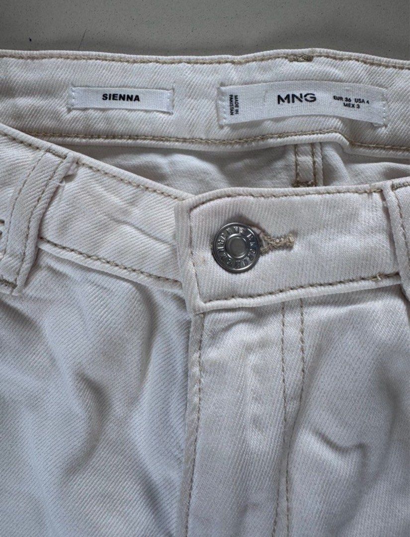 MNG MANGO WHITE PANTS (Category: Jeans) located in Quezon City. Submitted by prelovedsaleitems (Listing ID 1462820806, Image 2). Description: .