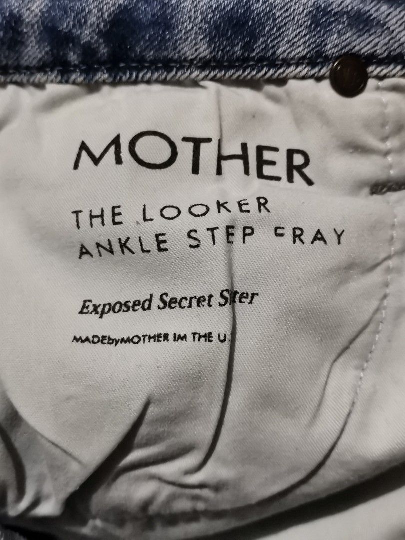 Mother denim pants (Category: Jeans) located in San Pedro. Submitted by thriftersthrift (Listing ID 1462688586, Image 3). Description: Waistline (inches) :28 Length(inches) :37 Good condition Already wash Color rate : 9.5 /10 🌵ALL ITEMS ARE FROM UKAY BALE SO MANAGE YOUR EXPECTATION 🌵 ASK SELLER FOR MORE INFORMATION COLOR MAY CHANGE TRU LIGHTING.