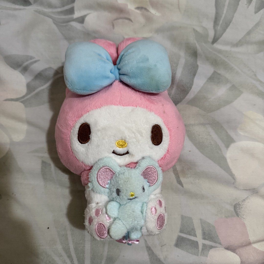 My Melody with Flat Plush (Category: Plushies & Soft Toys) located in Cabanatuan. Submitted by mimi.hub (Listing ID 1462693236, Image 1). Description: has some removable dirt; faded label will be shipped by my proxy.