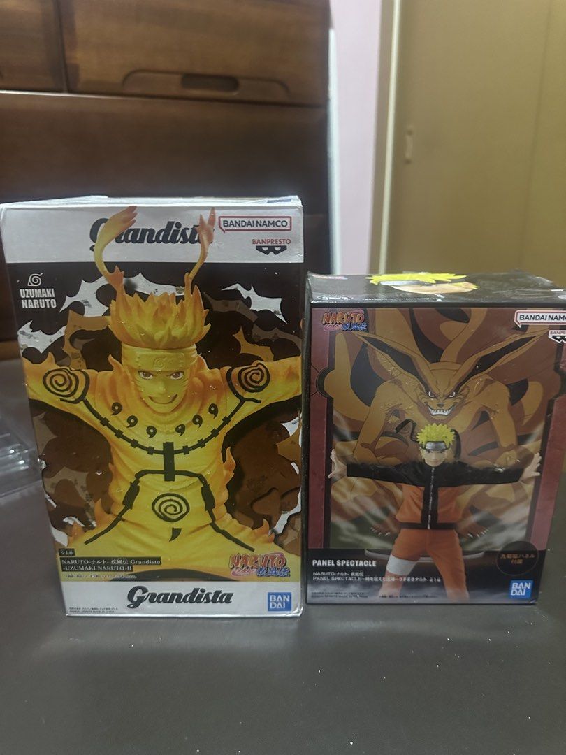 Naruto Uzumaki Grandista & Panel Spectacle Figures (Category: Figurines & Statues) located in Caloocan City. Submitted by rumpelstiltskin022 (Listing ID 1462881593, Image 1). Description: Naruto GT & Panel Spectacle 1400 set MIB MOD: Shipping thru lalamove or lbc QC, San Mateo & Marikina area .