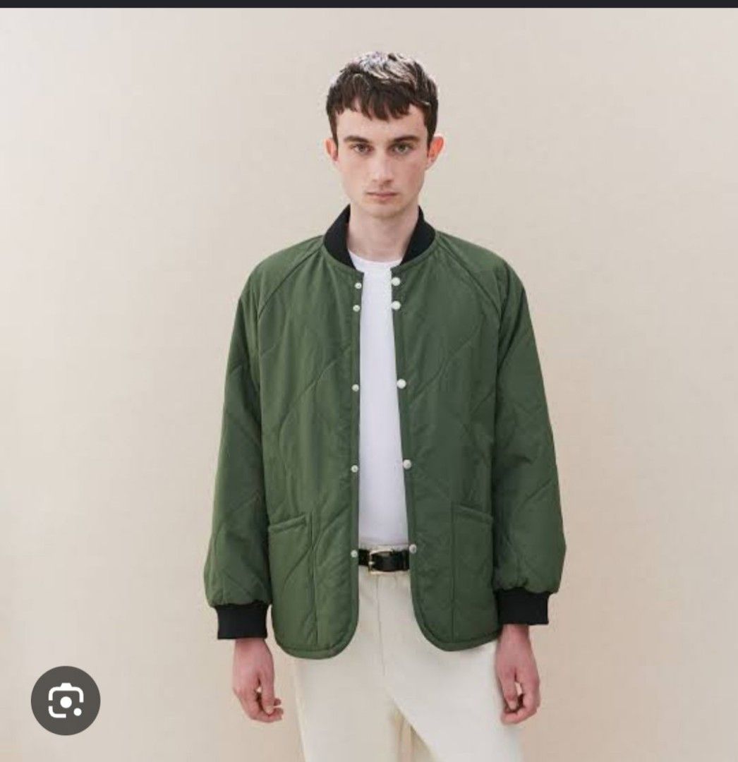 Natik blouson quilted jacket (Category: Coats, Jackets and Outerwear) located in Muntinlupa City. Submitted by kamiseta01 (Listing ID 1462836850, Image 1). Description: authentic natik blouson quilted jacket light weight made in Japan olive drab brand new condition.
