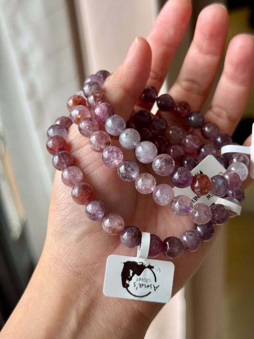 NATURAL COLORFUL SPINEL GEMSTONE BRACELETS (Category: Bracelets) located in Baguio. Submitted by asna_taku (Listing ID 1462780466, Image 3). Description: 💜 NATURAL COLORFUL SPINEL GEMSTONE BRACELETS 💜 A gorgeous mix of pink, lavender, violet, burgundy and soft champagne tones—each bracelet has its own natural character and beautiful inclusions. ✨ 💎 Natural Colorful Spinel 🌈 Beautiful multi-color natural tones ✨ Lovely translucency & natural i