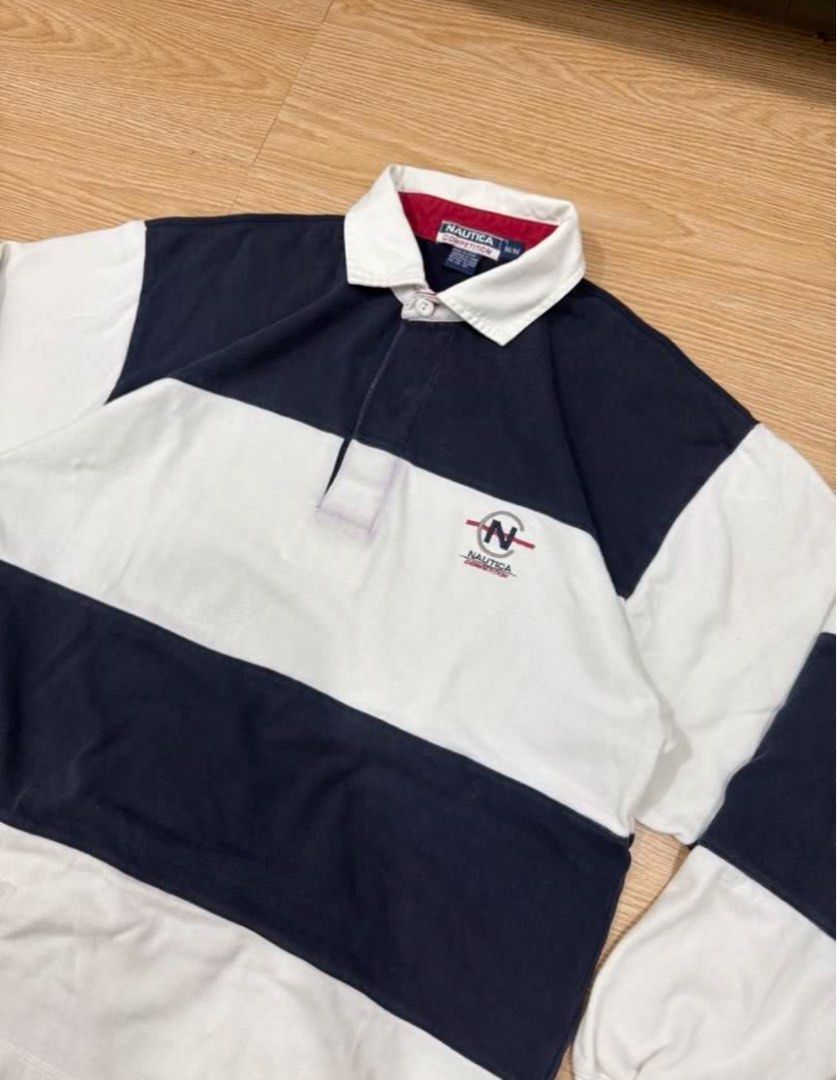 nautica longsleeve stripe polo (Category: Tshirts & Polo Shirts ) located in Manila. Submitted by maggielindemann (Listing ID 1462852944, Image 3). Description: size M/M on tag, XL fit tho 24x29 bought here for 1,499 used once after buying here.