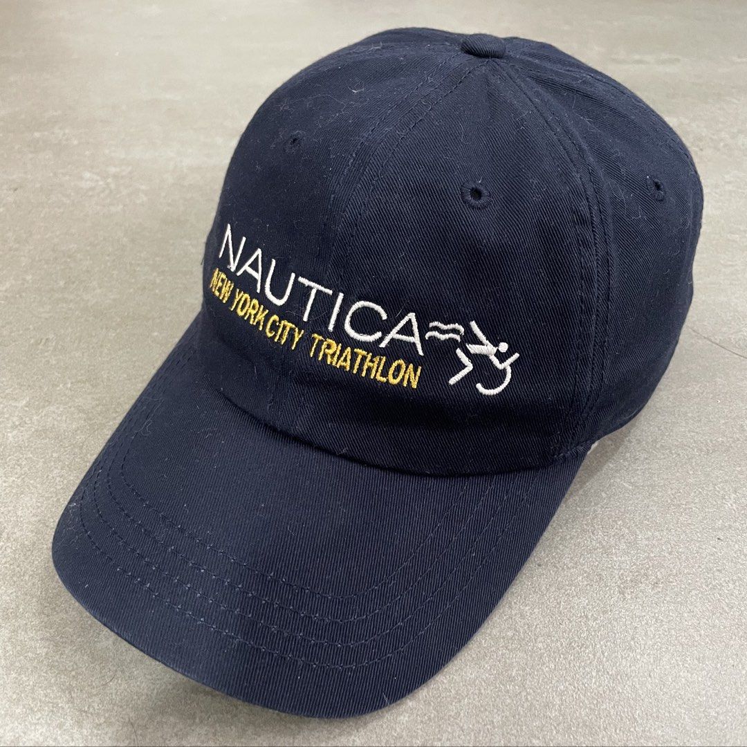 Nautica Triathlon Cap (Category: Caps & Hats) located in Mabalacat. Submitted by goldengarms_ (Listing ID 1462814819, Image 1). Description: Size: One Size; Belt Condition: Excellent Color rate: 9.5/10 or better Issue: Minimal discoloration and sign of usage Price is still negotiable for sure buyer 👍 - Payment thru GCash, Maya or Security Bank 💳 - Shipping via J&T Express 🛩️ Pm us for more details. Thank you! 📩.