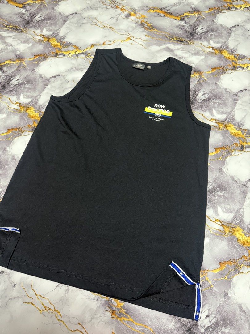New Balance Tanktop M on Tag (Category: Tshirts & Polo Shirts ) located in Davao. Submitted by ry.cuen.lagare (Listing ID 1462767608, Image 3). Description: MOP: Gcash MOD: J&T Express Location : Davao City Fb: Goodfind x Gooddeal.