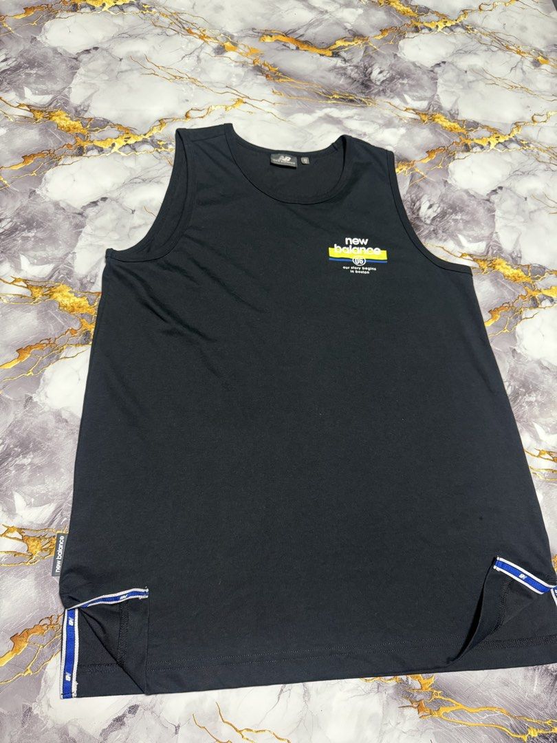 New Balance Tanktop M on Tag (Category: Tshirts & Polo Shirts ) located in Davao. Submitted by ry.cuen.lagare (Listing ID 1462767608, Image 2). Description: MOP: Gcash MOD: J&T Express Location : Davao City Fb: Goodfind x Gooddeal.