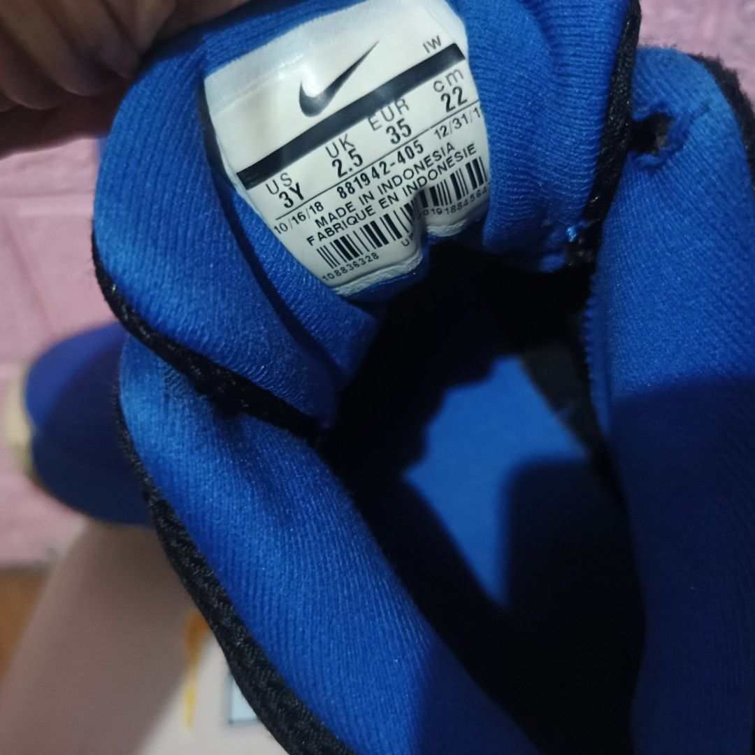 NIKE BASKETBALL SHOES 35 (Category: Babies & Kids Fashion) located in Quezon City. Submitted by ahyaladyblue (Listing ID 1462772692, Image 2). Description: .