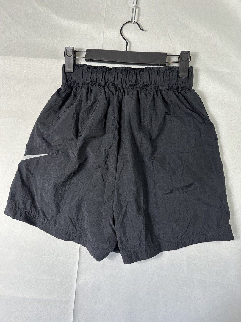 Nike Black Swoosh Short (Category: Shorts) located in Cabanglasan. Submitted by thefashiongarage.co (Listing ID 1462728538, Image 2). Description: Title - Nike Model/Name - Size on Tag - Small Conditiion - Excellent Condition Dimension (WxLxH) - 26-30x15 inches Category- Running/Casual Fitting - True to size Made in - China Material - 100% Polyester Color - Black Design - Bug Swoosh Year - Inclusion - Note - All sales are final, Please check deta