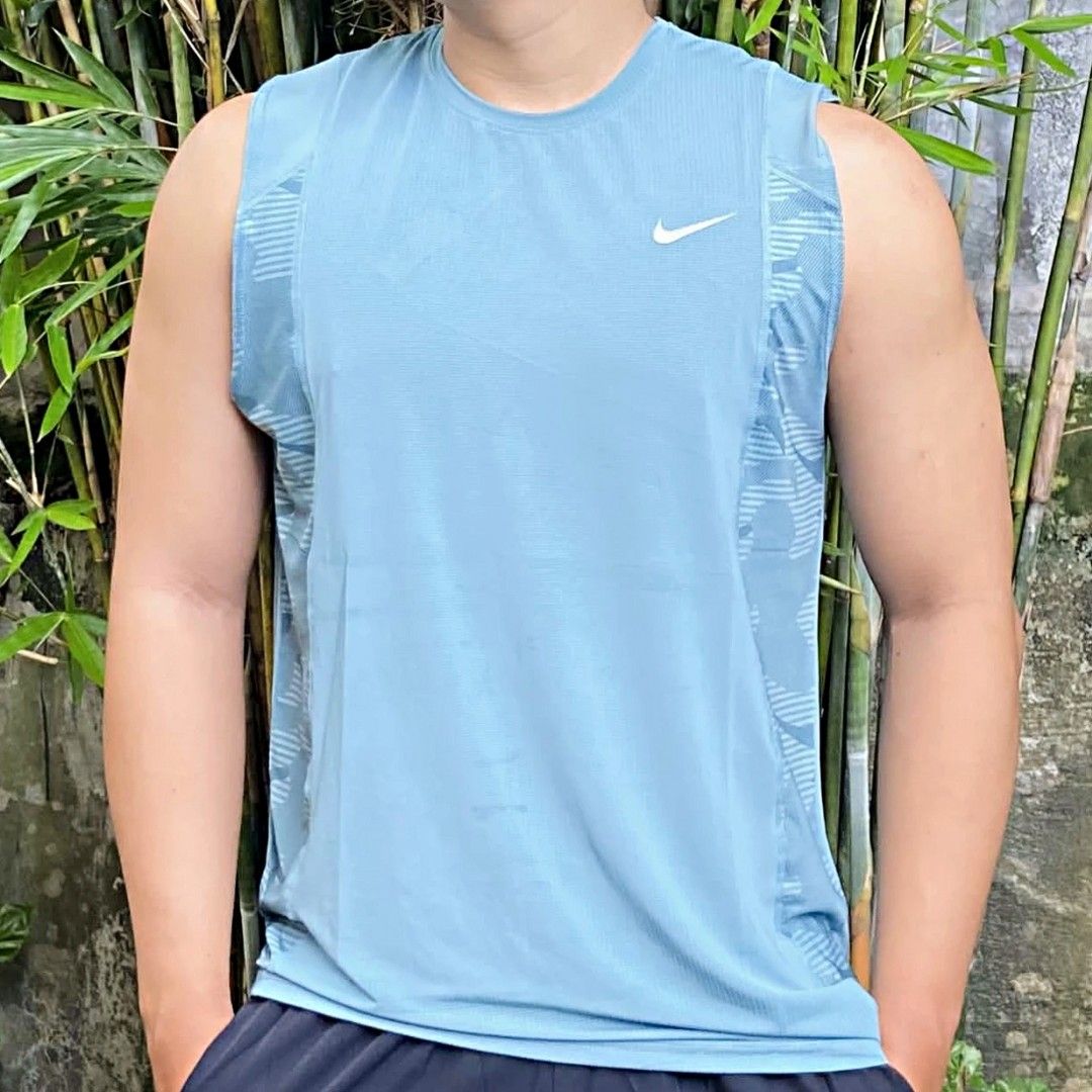 NIKE DRIFIT 380 ONLY (Category: Tshirts & Polo Shirts ) located in Baliuag. Submitted by abante.outdoor (Listing ID 1462854097, Image 1). Description: 🔥 NIKE DRIFIT SANDO — ONLY ₱380! 🔥 Looking for a comfortable and stylish workout sando? Perfect for gym, running, sports, or everyday wear! 🎨 7 COLORS AVAILABLE Black • White • Navy Blue • Beige Teal Blue • Red • Royal Blue 📏 SIZES: Medium • Large • XL • 2XL • 3XL 👕 MODEL: 5'11" • 90kg • Weari