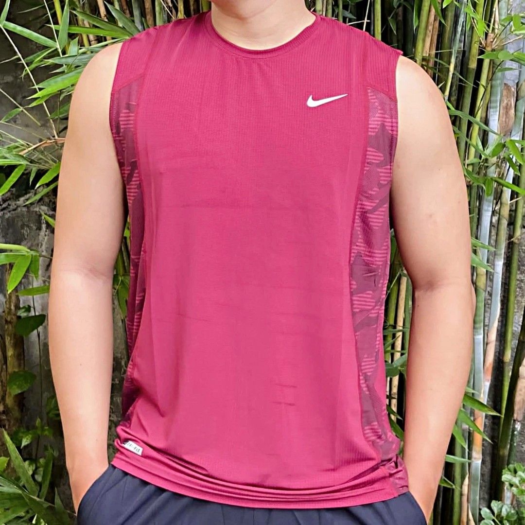 NIKE DRIFIT 380 ONLY (Category: Tshirts & Polo Shirts ) located in Baliuag. Submitted by abante.outdoor (Listing ID 1462854097, Image 2). Description: 🔥 NIKE DRIFIT SANDO — ONLY ₱380! 🔥 Looking for a comfortable and stylish workout sando? Perfect for gym, running, sports, or everyday wear! 🎨 7 COLORS AVAILABLE Black • White • Navy Blue • Beige Teal Blue • Red • Royal Blue 📏 SIZES: Medium • Large • XL • 2XL • 3XL 👕 MODEL: 5'11" • 90kg • Weari