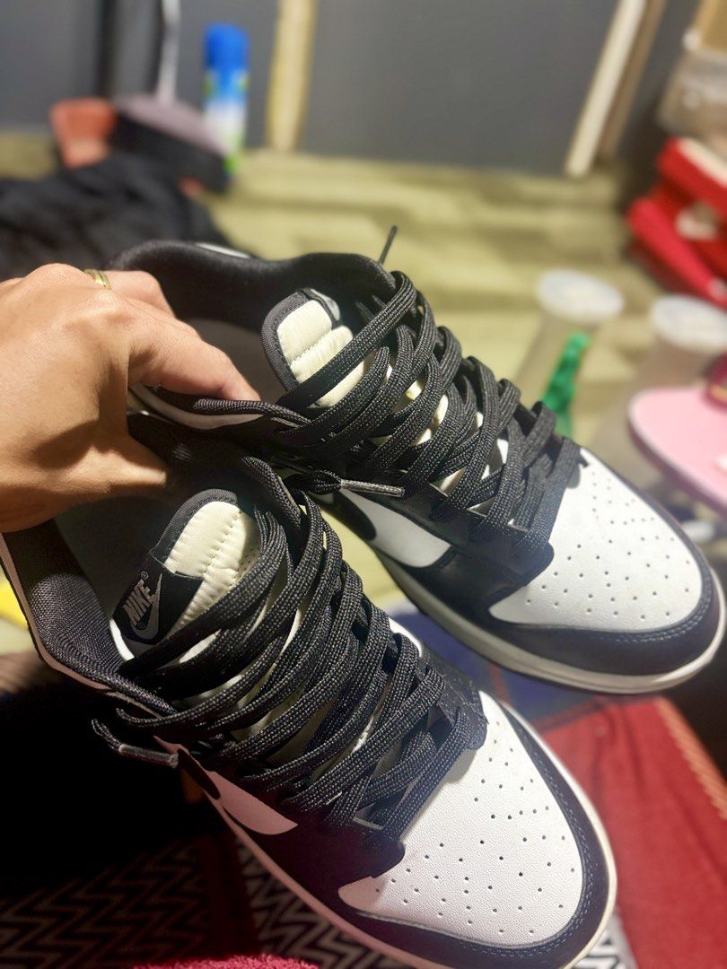 Nike Dunk Low Black White (Category: Casual Shoes) located in Pasig City. Submitted by ejaymaranon (Listing ID 1462787799, Image 1). Description: For sale UA Pair Madalang magamit pa check na lang pics. With box medyo madumi lang Us 9 mens Pasig location. Lalamove sa malayo sagot niyo po sf :).