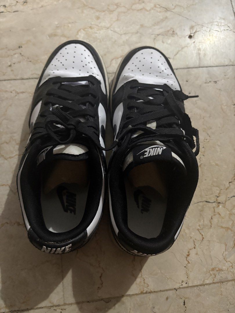 Nike Dunk Low Black White (Category: Sneakers) located in Paranaque City. Submitted by wardrobehaven. (Listing ID 1462843610, Image 3). Description: - Classic black and white Nike Dunks - Low top silhouette - Perforated toe box - Black laces - Off-white soles - Great for everyday wear - Still in good shape.