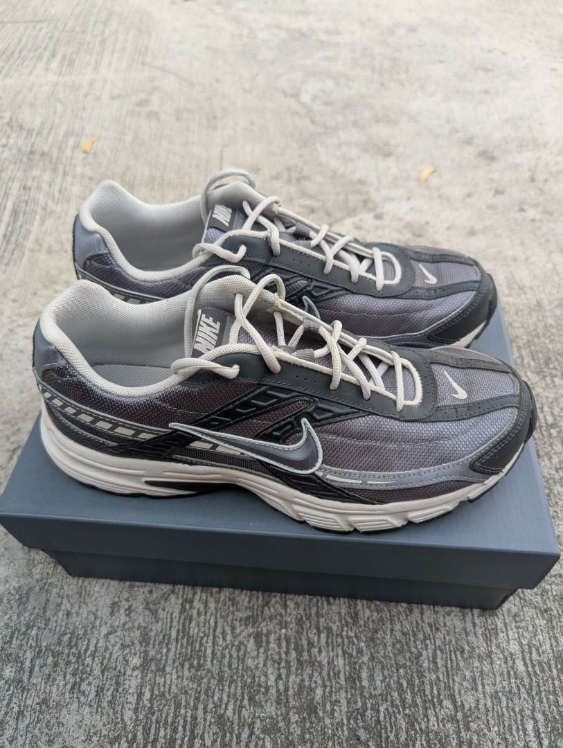 Nike Initiator (Personal Item) - US 11 (Category: Sneakers) located in General Santos City (Dadiangas). Submitted by mobius_stitch (Listing ID 1462743312, Image 1). Description: -Like new, used rarely - Size: US 11 (UK 10, EUR 45) - Color: Dark grey with white accents - Versatile: Suitable for casual wear, retro runner style.