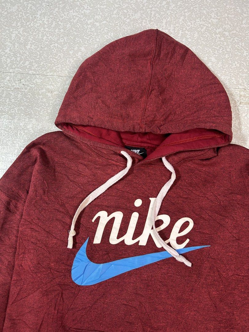 Nike Red Hoodie Pullover Sweatshirt (Category: Coats, Jackets and Outerwear) located in Dasmarinas. Submitted by insaurigaj60770 (Listing ID 1462717769, Image 2). Description: - Red Nike hoodie - Size XXL - Classic logo graphic - Front pocket - Adjustable drawstring hood - Made in China - Comfortable and stylish - Great for casual wear or workouts.