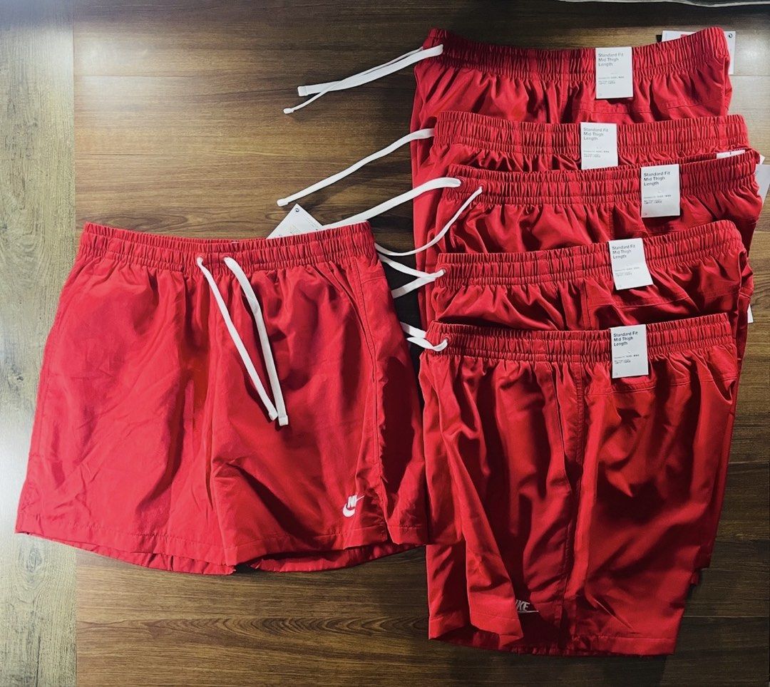 Nike Red Woven Limited only (Category: Shorts) located in Quezon City. Submitted by akieo (Listing ID 1462868288, Image 1). Description: Woven Shorts V1 Red Brand new with tag Price 1,600 each only❗️ Qc Nationwide delivery.