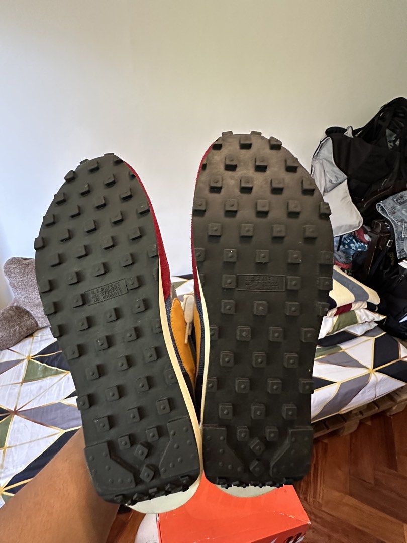 Nike Sacai LDWaffle Racer Blue (Category: Sneakers) located in Manila. Submitted by chinobustamante17 (Listing ID 1462707778, Image 2). Description: Nike x Sacai LDV waffle Racer Blue Bought from aftermarket secondhand, never used 9/10 condition Size 11 8500.