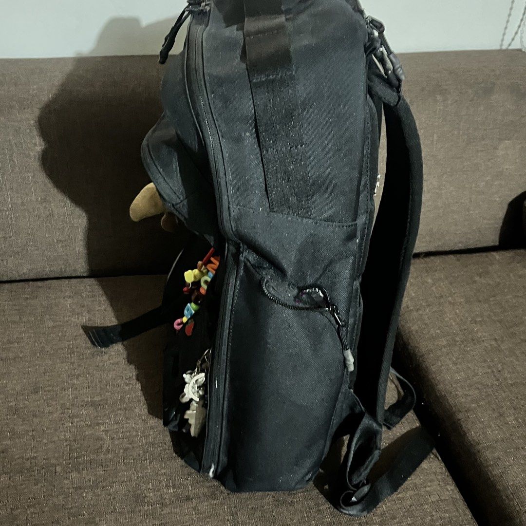 Nike Utility 2.0 Backpack Black (Category: Backpacks) located in Manila. Submitted by kimsunnycart (Listing ID 1462732894, Image 3). Description: - Black Nike Utility 2.0 backpack - Multiple pockets and compartments for excellent organization - Padded laptop sleeve inside - Adjustable padded straps for maximum comfort - Ideal for school, work, or travel - Includes cute keychains and pins - Ready for its next adventure! 6k orig price .