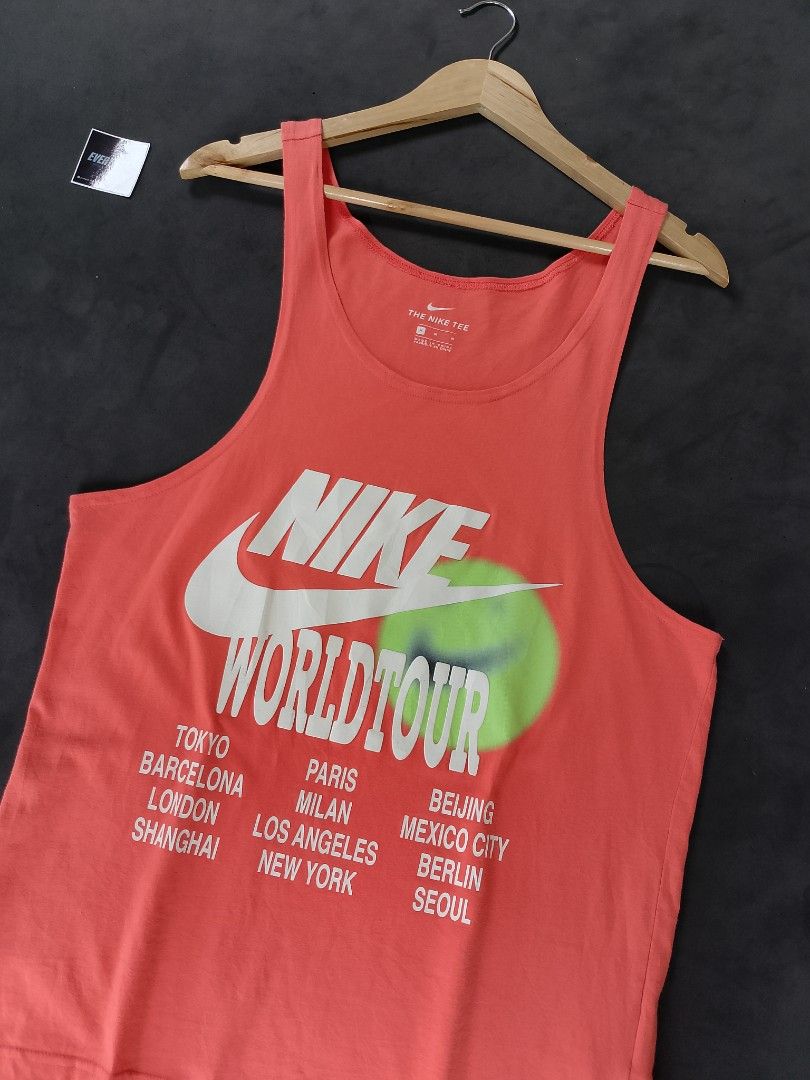Nike worldtour sando (Category: Tshirts & Polo Shirts ) located in Magsaysay. Submitted by every.w3ar (Listing ID 1462880461, Image 2). Description: check each photo for more details no issue ❌.