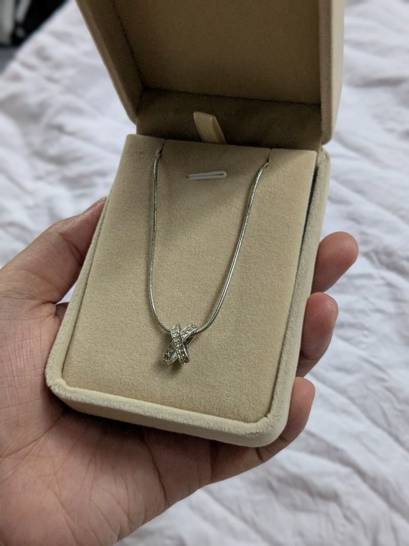 Nina Ricci Necklace (Category: Necklaces) located in Quezon City. Submitted by nnncorner (Listing ID 1462743662, Image 3). Description: Original Nina Ricci Necklace Rhodium Plated highly resistant to corosion and doesn't tarnish or rust. 100% original! 28 cm length locked No missing rhinestone crystal Selling very low For only 3,000.