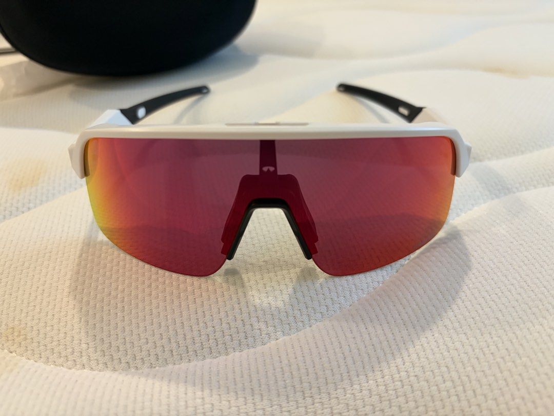 Oakley Sutro Lite (Category: Sunglasses & Eyewear) located in Makati City. Submitted by chumamba (Listing ID 1462711266, Image 2). Description: Authentic Oakley Barely used Comes with Eyewear and case only Meet up in glorietta Grab or lala move at buyers expense - Oakley Sutro Sunglasses - White Frame - Prizm Red Iridium Lenses - Includes Original Oakley Hard Case - Ideal for Sports and Everyday Wear - Offers Clear Vision and Protection - Lightwe
