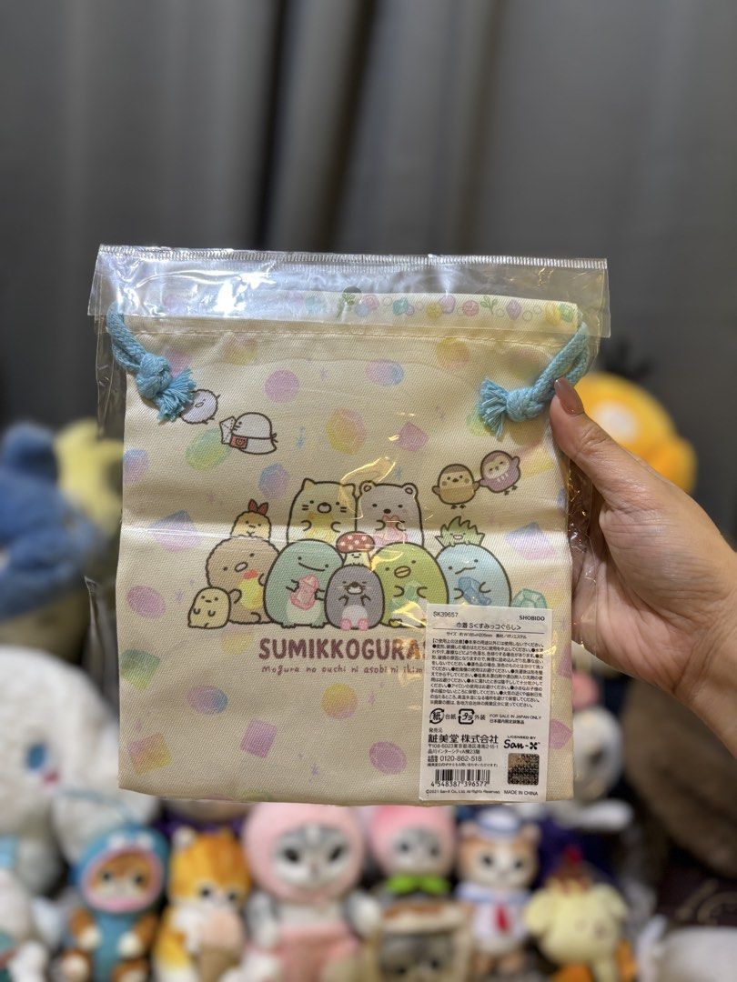 Official Sumikko Drawstring Pouch (Category: Purses & Pouches) located in Butuan. Submitted by tinjokxx (Listing ID 1462826851, Image 2). Description: WYSIWYG.