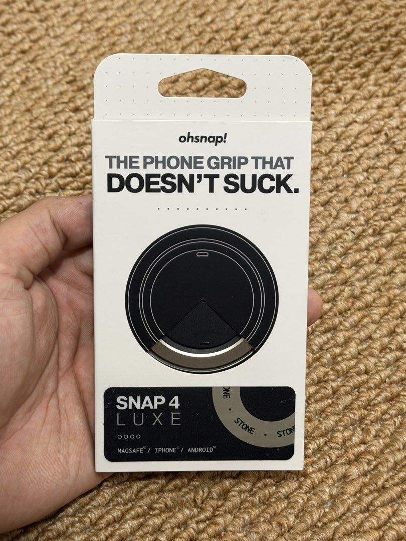 Ohsnap! Phone Grip Snap 4 Lux (Category: Cases & Sleeves) located in Las Pinas. Submitted by stealsph (Listing ID 1462742425, Image 1). Description: .