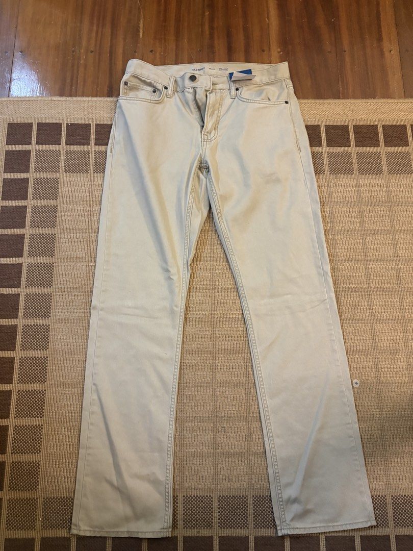 Old Navy Straight Khaki Pants 30x32 (Category: Jeans) located in Paranaque City. Submitted by max_bully014 (Listing ID 1462832856, Image 3). Description: - Brand: Old Navy - Style: Straight Fit Chinos - Color: Khaki - Size: 30x32 - Closure: Button and zip - Pockets: Front and back - Features: Classic, versatile, great for casual or smart casual outfits.