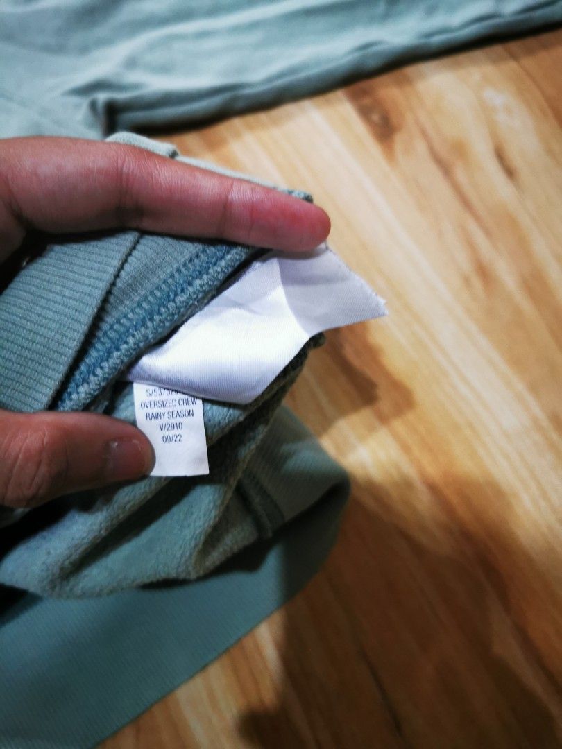 Old Navy sweatshirt (Category: Luxury Apparel) located in Angat. Submitted by kdthr1ft (Listing ID 1462801620, Image 3). Description: dimes: 23.5W 24L boxy fit color rate: 7/10 issue: stain.
