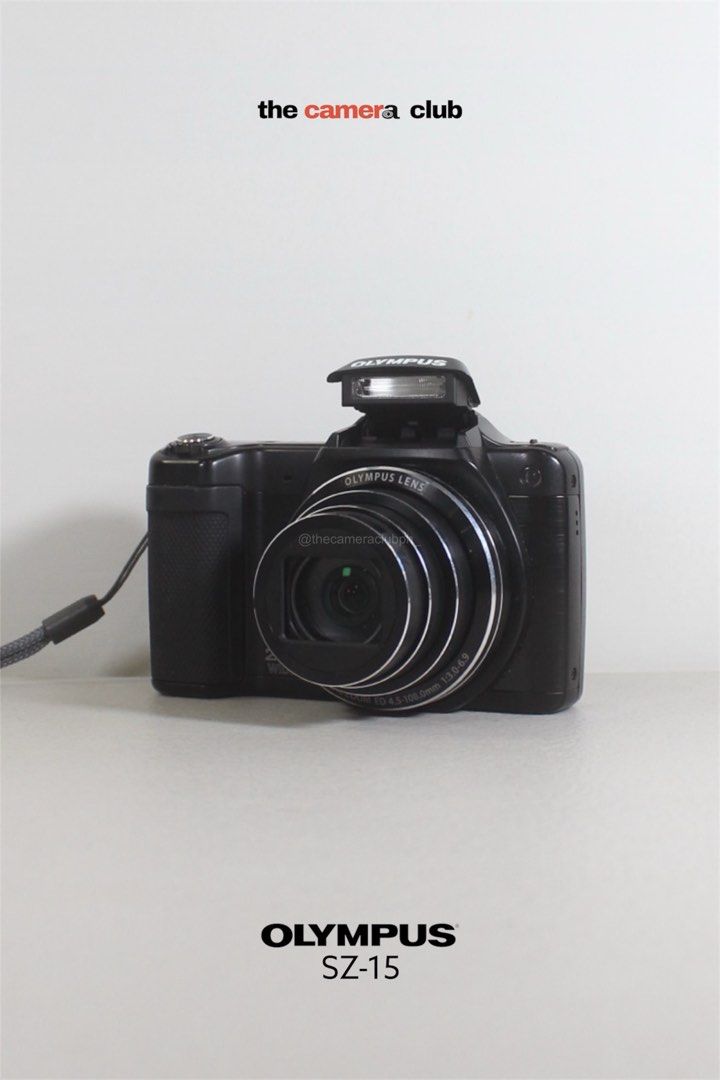 Olympus SZ-15 16.0 MP Digital Camera (Category: Cameras) located in Tarlac. Submitted by thecouclub (Listing ID 1462800450, Image 1). Description: Olympus SZ-15 16.0 MP Digital Camera ♡ ̆̈ CCD sensor ♡ ̆̈ pop-up flash working ♡ ̆̈ HD movie mode ♡ ̆̈ dual image stabilization ♡ ̆̈ scene modes (portrait, night, etc.) ♡ ̆̈ beauty filter ♡ ̆̈ magic filter ♡ ̆̈ panorama ♡ ̆̈ 24× optical zoom ♡ ̆̈ 4× digital zoom ♡ ̆̈ 48x super-res zoom ♡ ̆̈ date stamp 