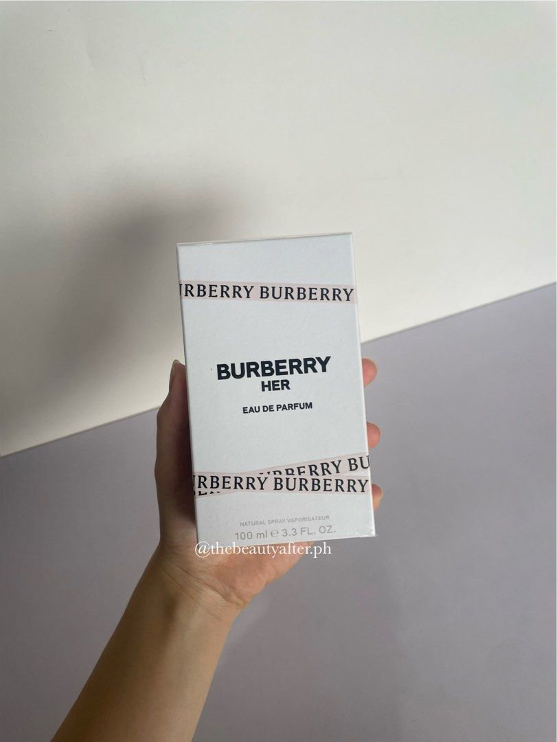 [on hand] burberry her edp - 100ml (Category: Fragrance & Deodorants) located in Malabon City. Submitted by thebeautyafter.ph (Listing ID 1462716207, Image 1). Description: ➖ 100ml , on hand ➖all items are ORIGINAL 🚚 shipment: lbc/lalamove.